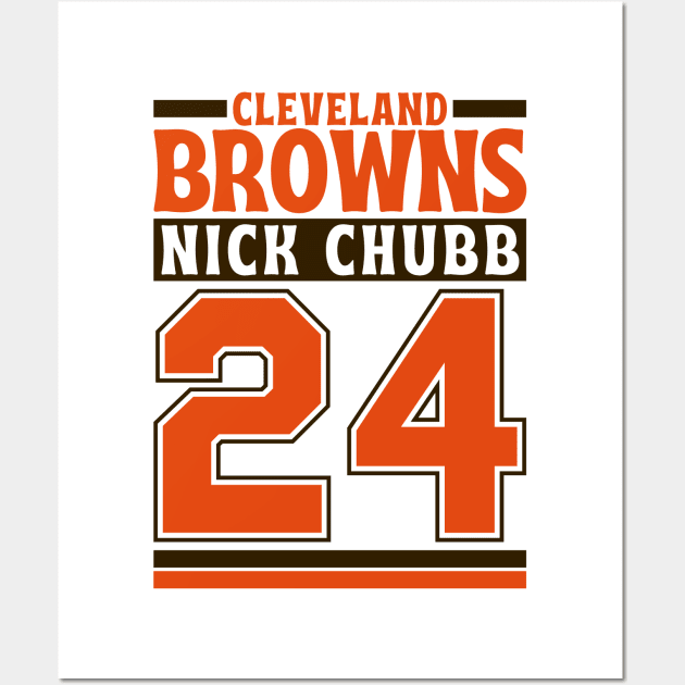 Cleveland Browns Chubb 24 Edition 3 Wall Art by Astronaut.co